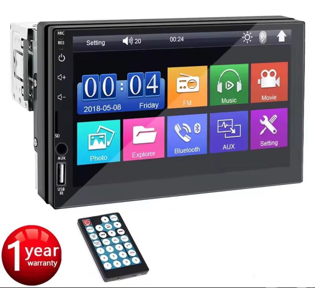 LOTE 2 x RADIO COCHE PANTALLA BLUETOOTH