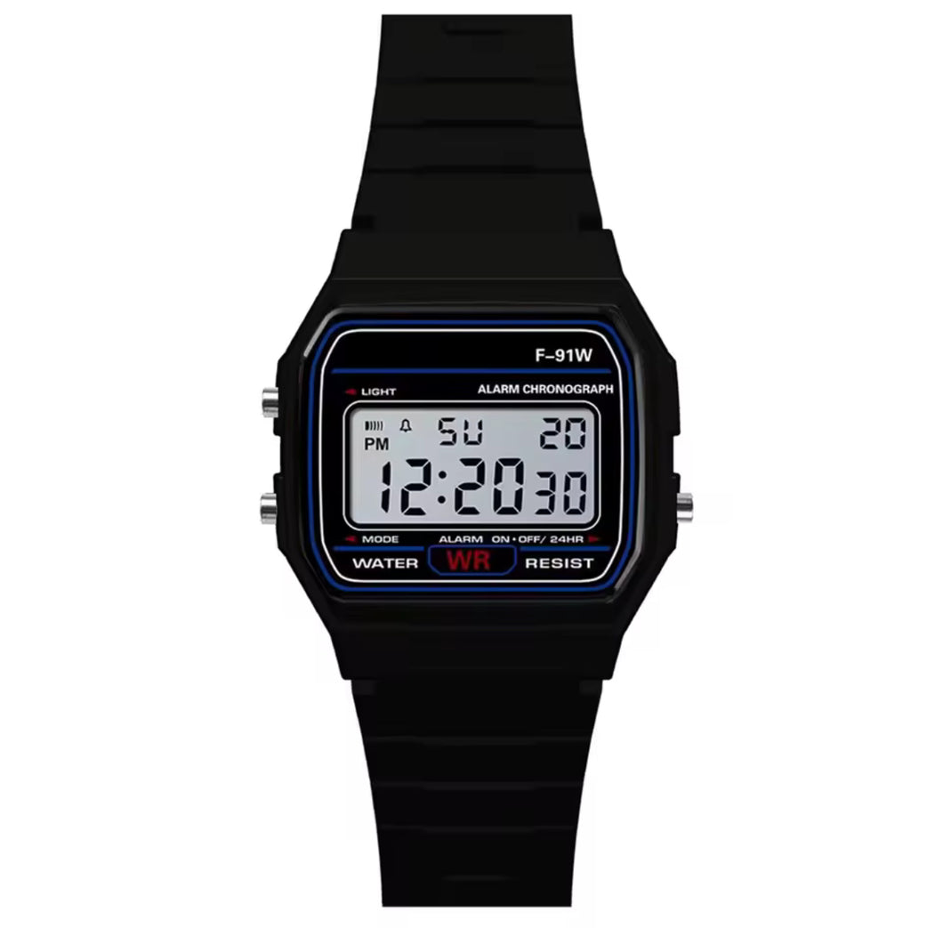 LOTE 5 x RELOJ PLÁSTICO TIPO CASIO