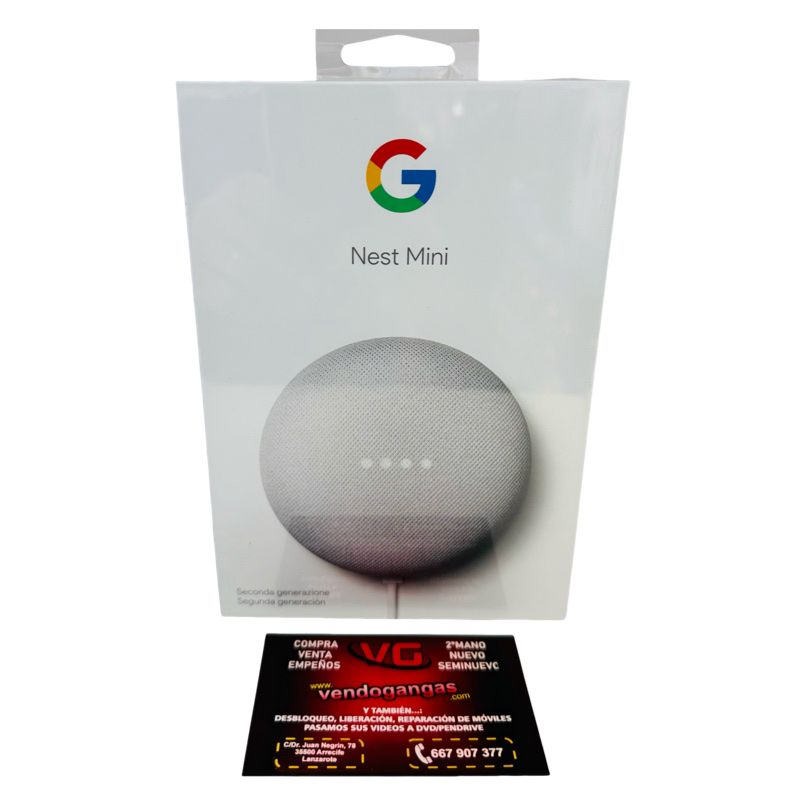 ALTAVOZ INTELIGENTE GOOGLE NEST MINI 2
