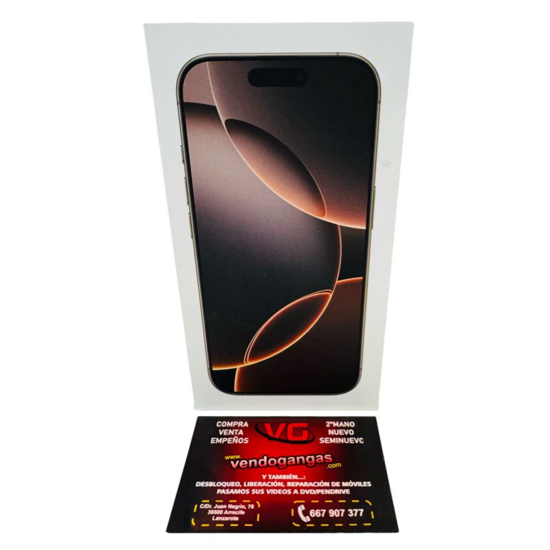 MÓVIL APPLE IPHONE 16 PRO 256GB A ESTRENAR