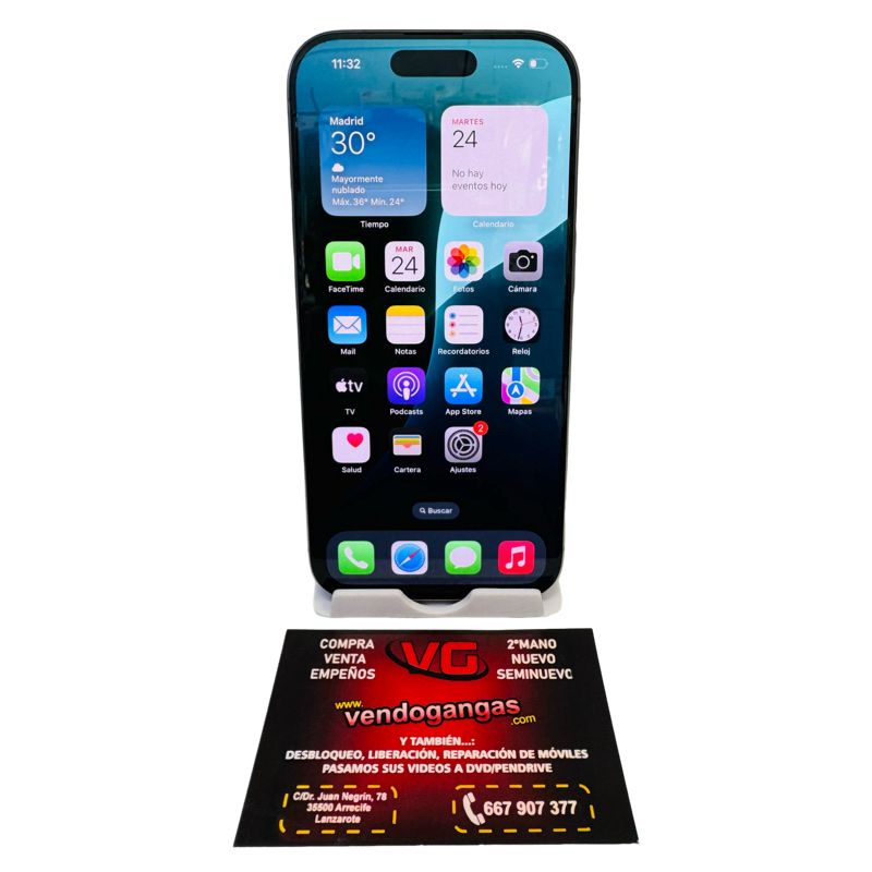 MÓVIL APPLE IPHONE 16 PRO 256GB