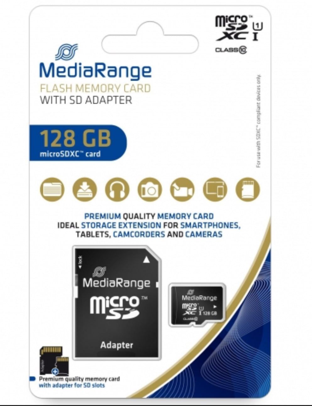 LOTE 5 x MICRO SD MEDIARANGE 128GB