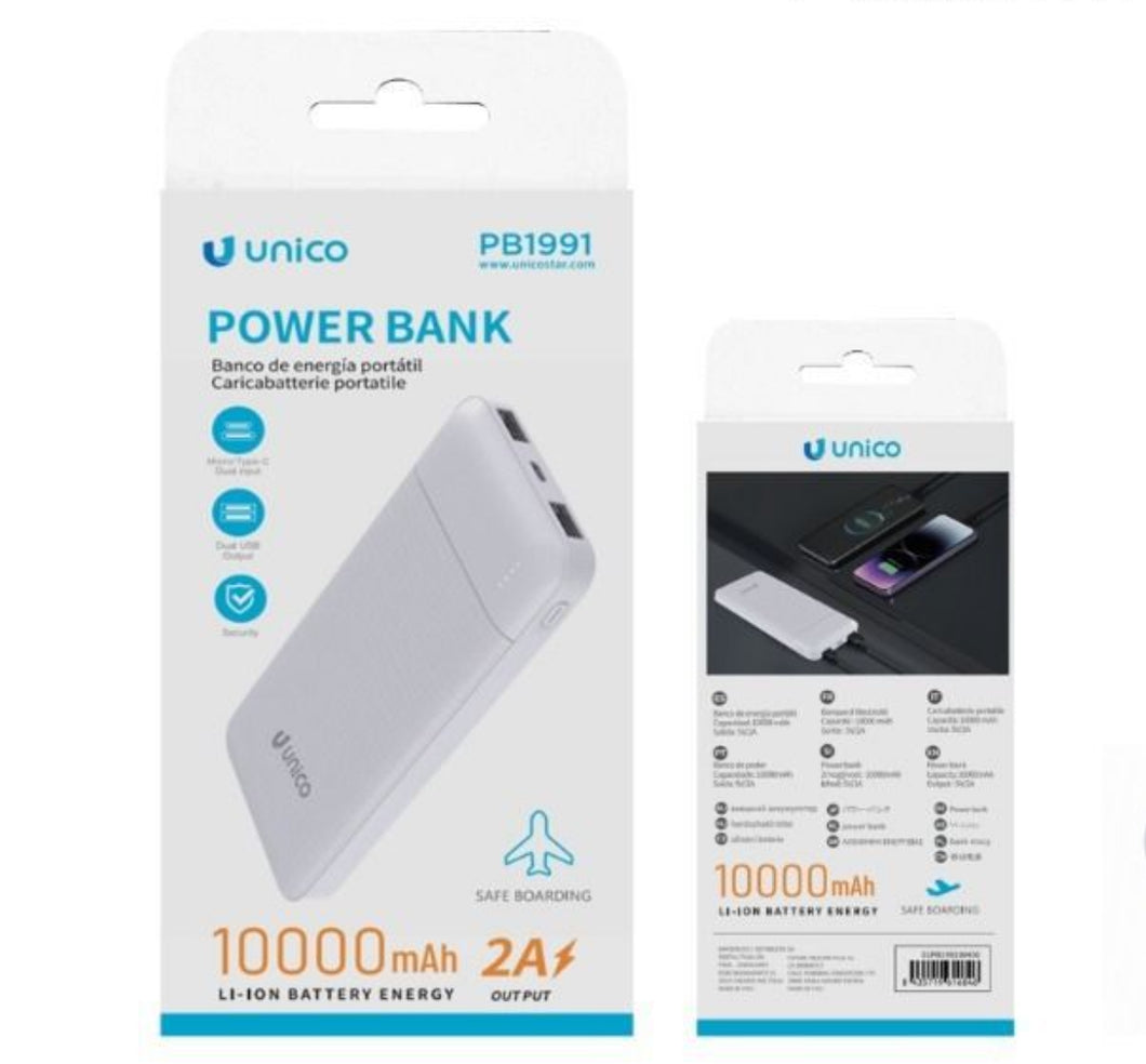 LOTE 3 x POWER BANK 10.000MAH
