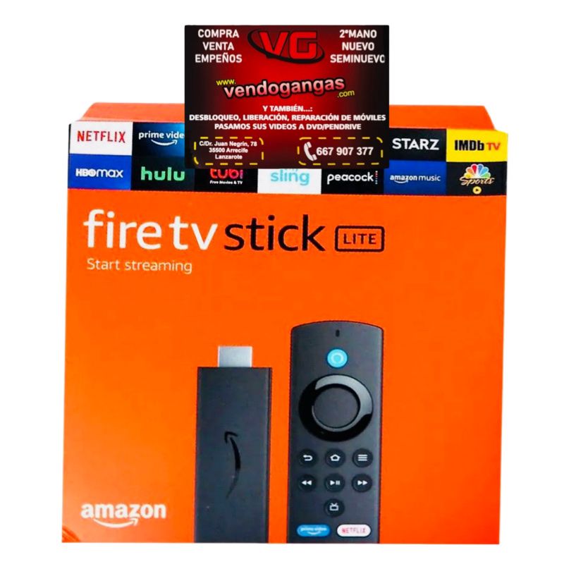 FIRE STICK TV LITE AMAZON A ESTRENAR