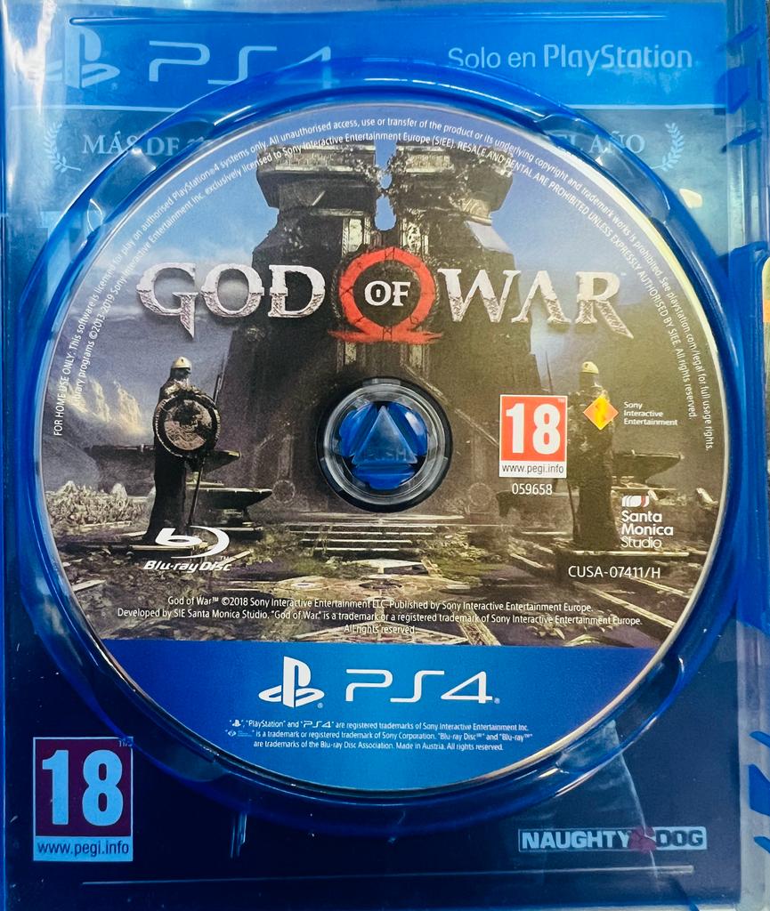 GOD OF WAR SONY PS4
