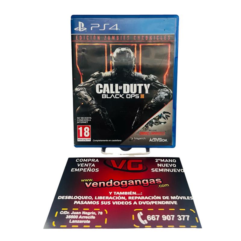 CALL OF DUTY BLACK OPS 3 SONY PS4