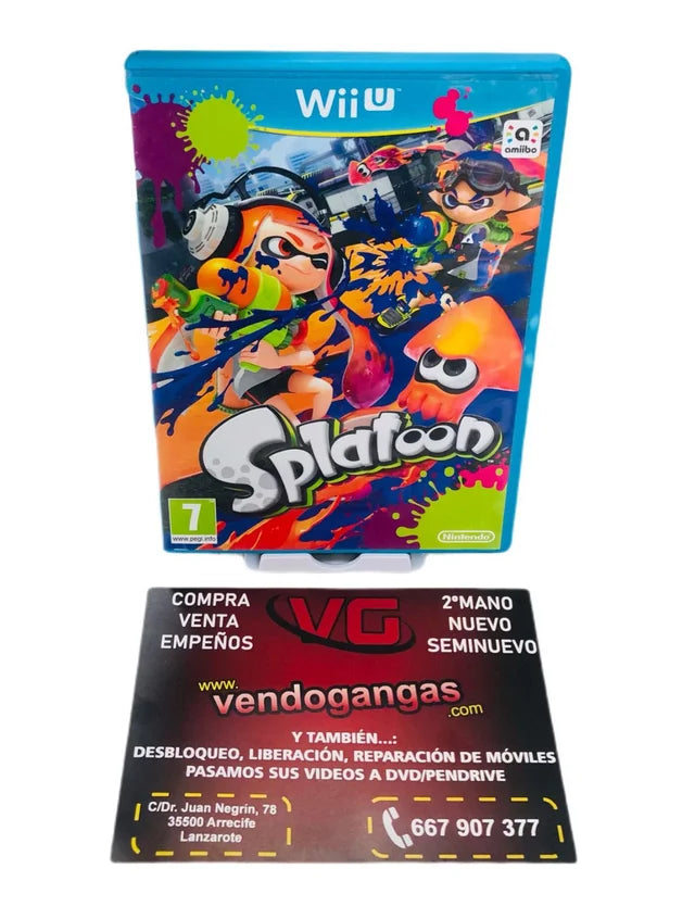 SPLATOON NINTENDO WII U