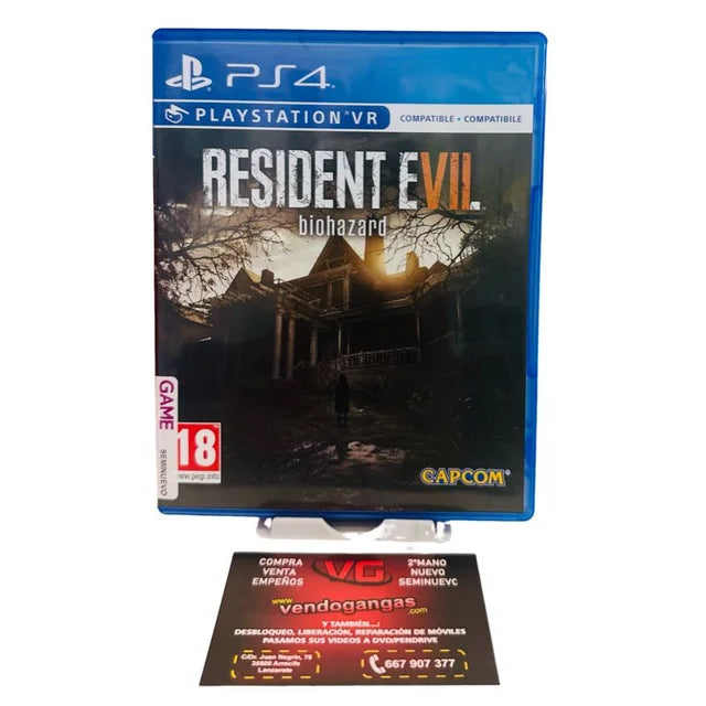 RESIDENT EVIL 7 BIOHAZARD SONY PS4