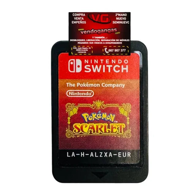 POKEMON ESCARLATA NINTENDO SWITCH