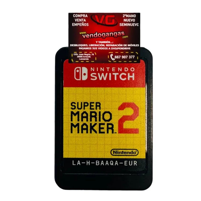 SUPER MARIO MAKER 2 NINTENDO SWITCH