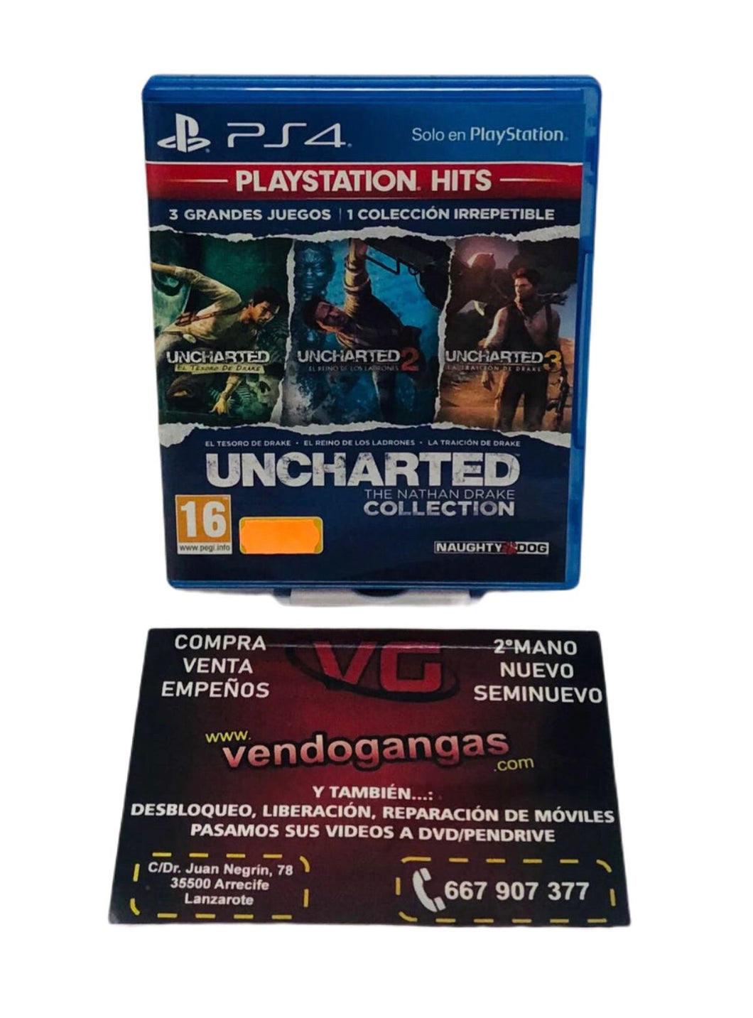 UNCHARTED NATHAN DRAKE COLLECTION SONY PS4