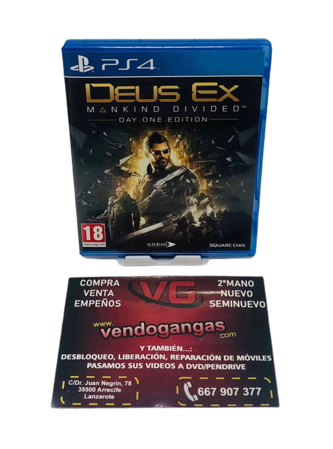 DEUS EX MANKIND DIVIDED SONY PS4