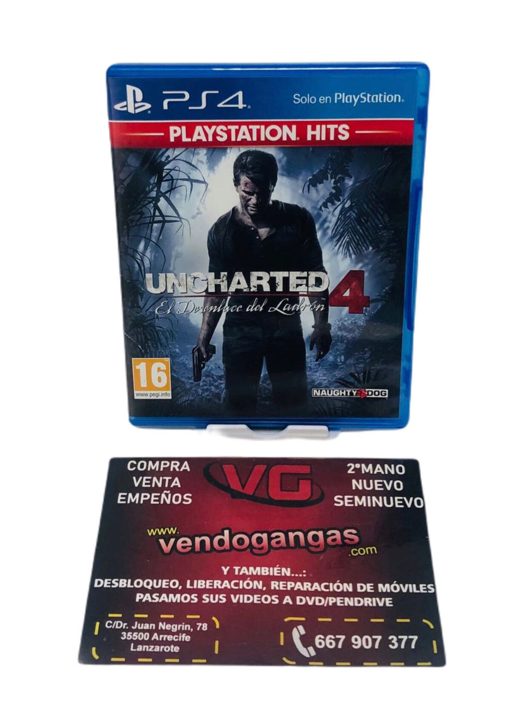 UNCHARTED 4 SONY PS4