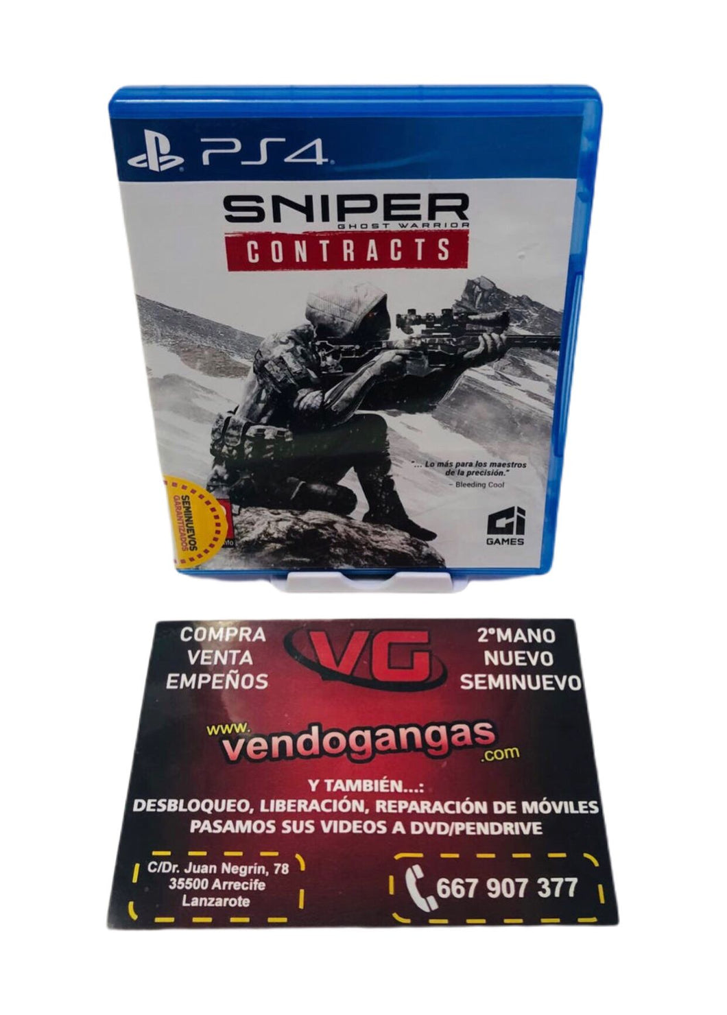 SNIPER GHOST WARRIOR CONTRACTS SONY PS4