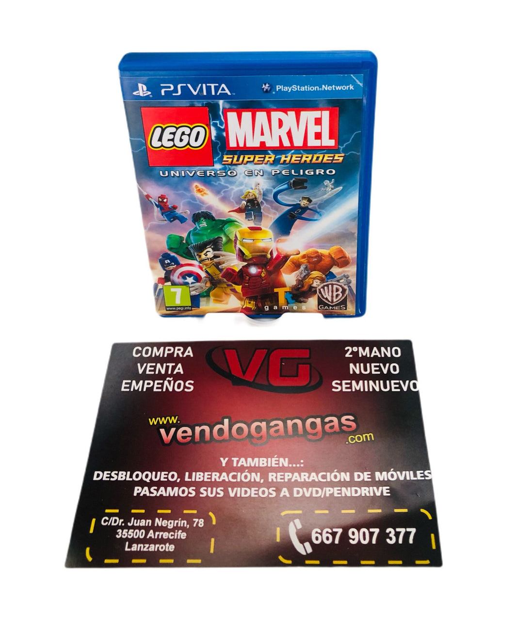 LEGO MARVEL SUPER HEROES SONY PS VITA