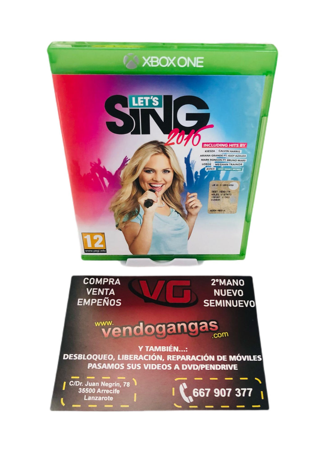 LETS SING 2016 MICROSOFT XBOX ONE