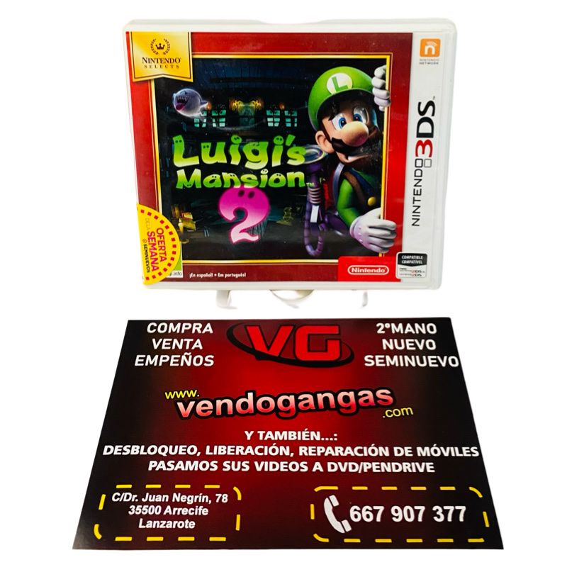 LUIGIS MANSION 2 NINTENDO 3DS