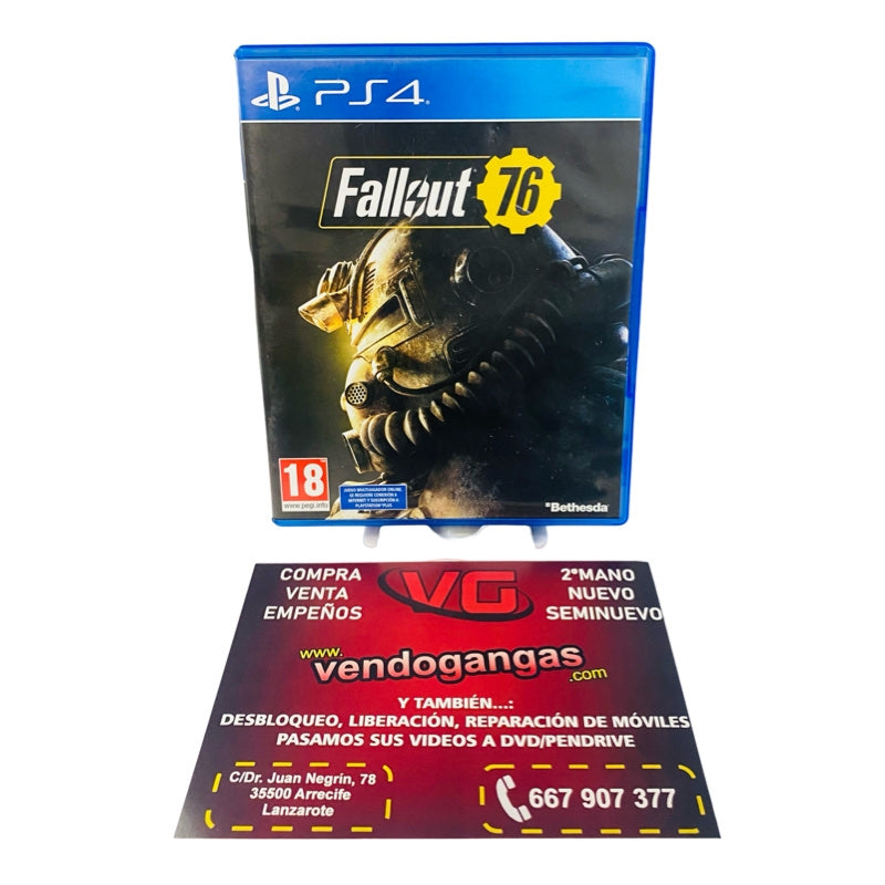 FALLOUT 76 SONY PS4